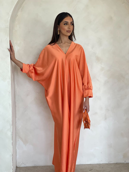 Avani orange maxi dress